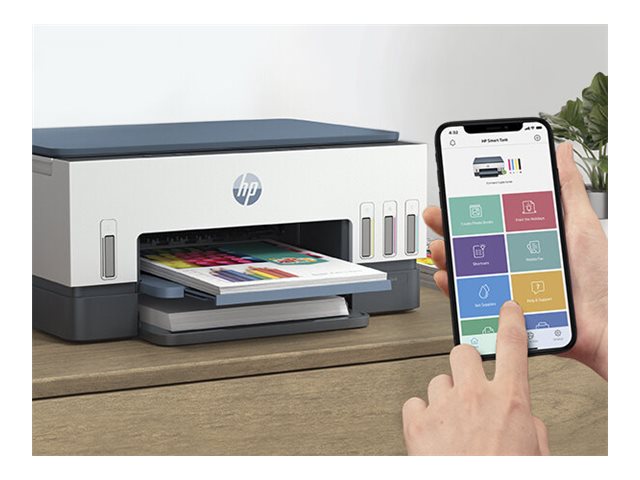 Impressora Multifunções HP Smart Tank 6005e Jacto de Tinta a Cores 12ppm Wi-Fi USB 150 Folhas Recarregável A4 - Imagem 16