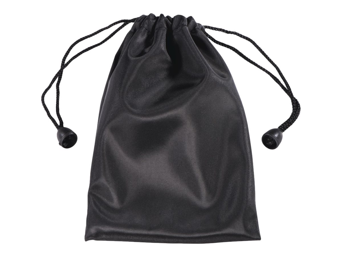 Microfone de Lapela Hama Smart Lavalier para Smartphone e Câmara com Proteção Antivento e Bolsa Preto