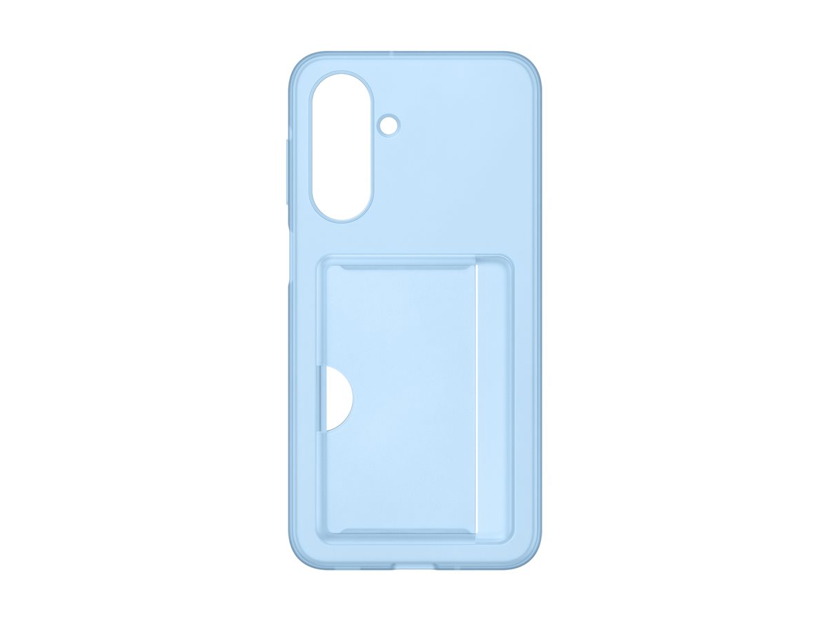Capa de Proteção Samsung com Porta-Cartões para Galaxy A17 e A17 5G Design Translucido Azul EF-OA176 - Imagem 4