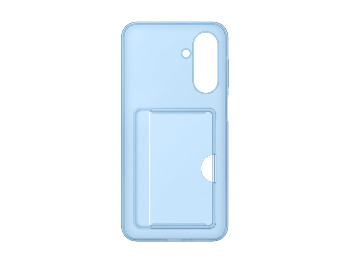 Capa de Proteção Samsung com Porta-Cartões para Galaxy A17 e A17 5G Design Translucido Azul EF-OA176