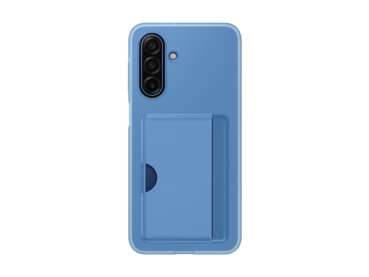 Capa de Proteção Samsung com Porta-Cartões para Galaxy A17 e A17 5G Design Translucido Azul EF-OA176 - Imagem 2