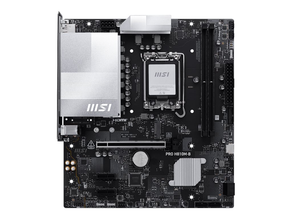 Motherboard MSI PRO H810M-B micro ATX LGA1851 - Imagem 1