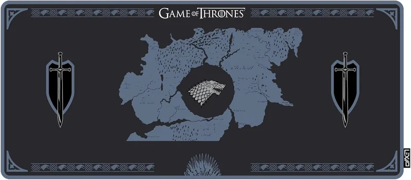 Tapete de Rato Lexip Game of Thrones Stark XXL Edição Especial Tsume - Imagem 1