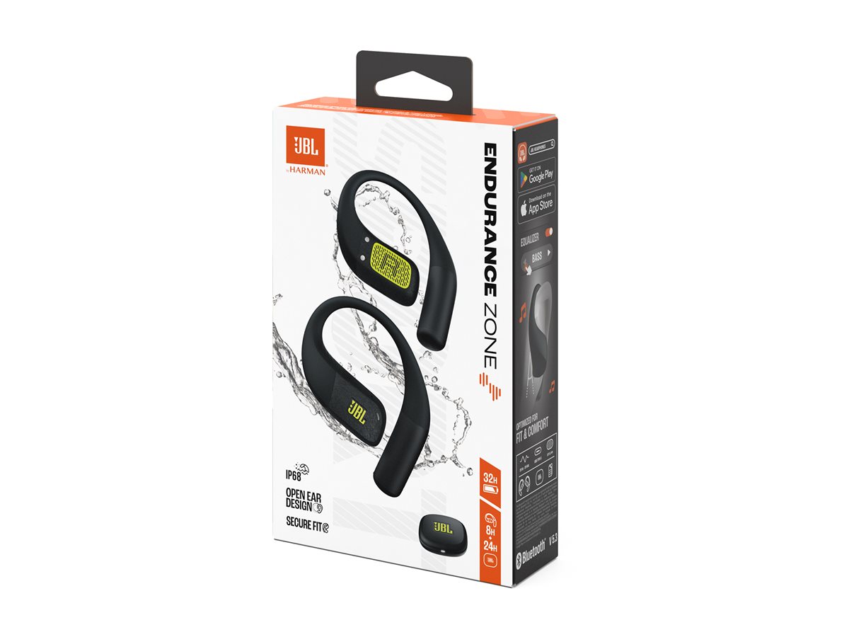 Auscultadores JBL Endurance Sem Fios Orelha Aberta Microfone Preto Lima - Imagem 3