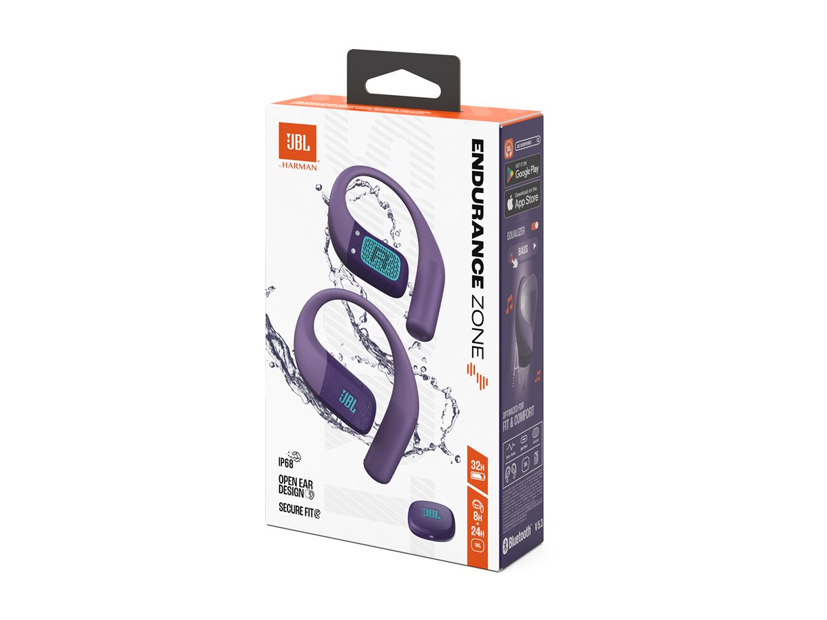 Auscultadores JBL Endurance Sem Fios Orelha Aberta Púrpura - Imagem 3