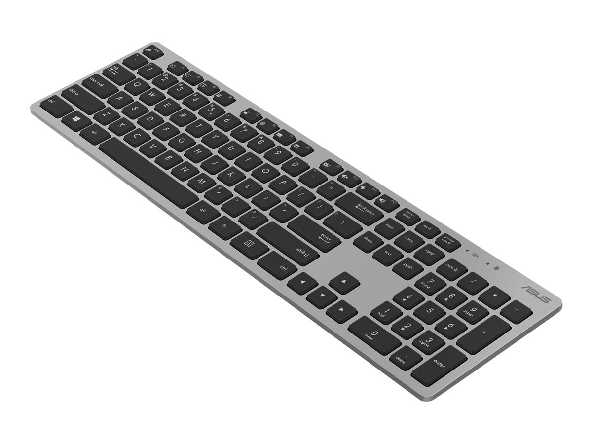 Kit Teclado e Rato ASUS W5000 Sem Fios Layout PT Cinzento - Imagem 4