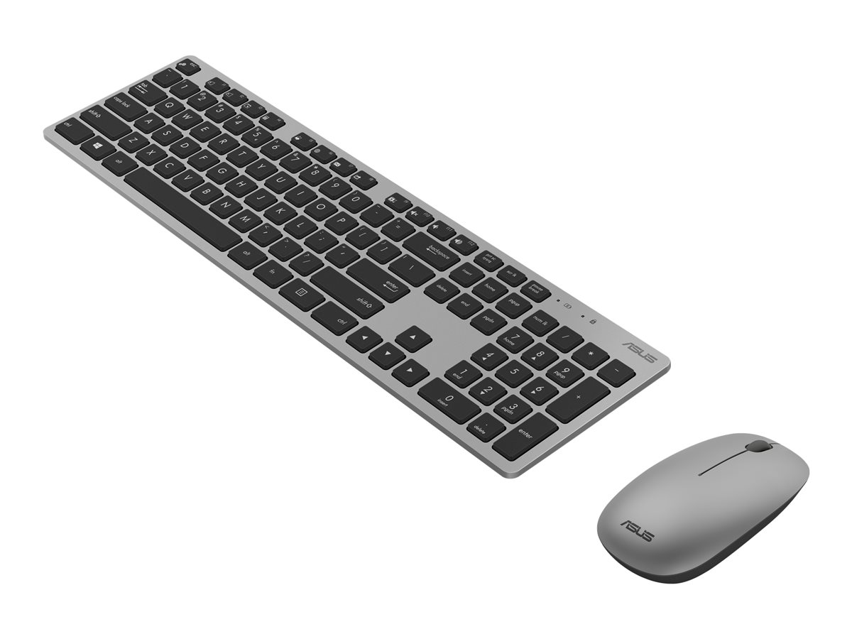 Kit Teclado e Rato ASUS W5000 Sem Fios Layout PT Cinzento - Imagem 3