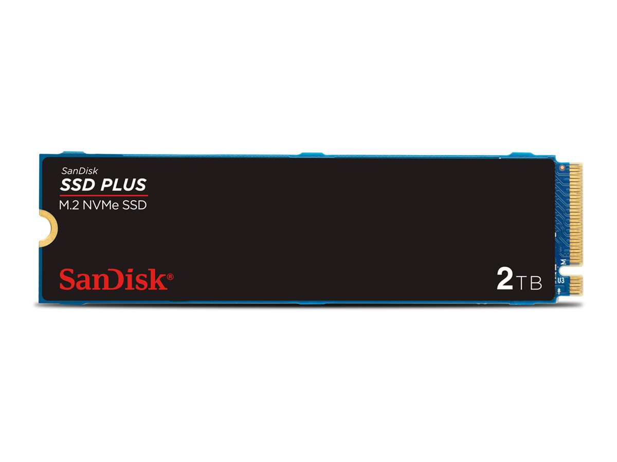 Drive SSD SanDisk SSD PLUS 2 TB M.2 NVMe - Imagem 1