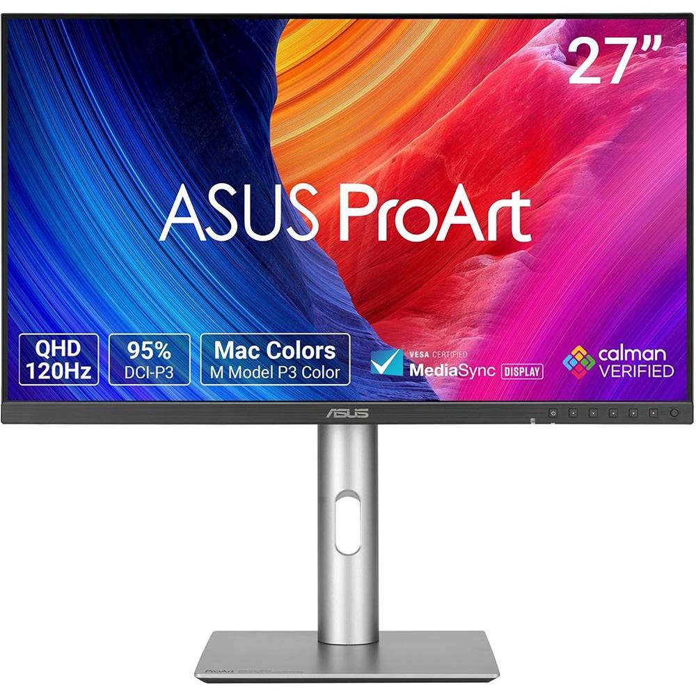 Monitor Profissional ASUS ProArt Display PA278QGV Gen2 27" IPS QHD 2560x1440 120Hz DCI-P3