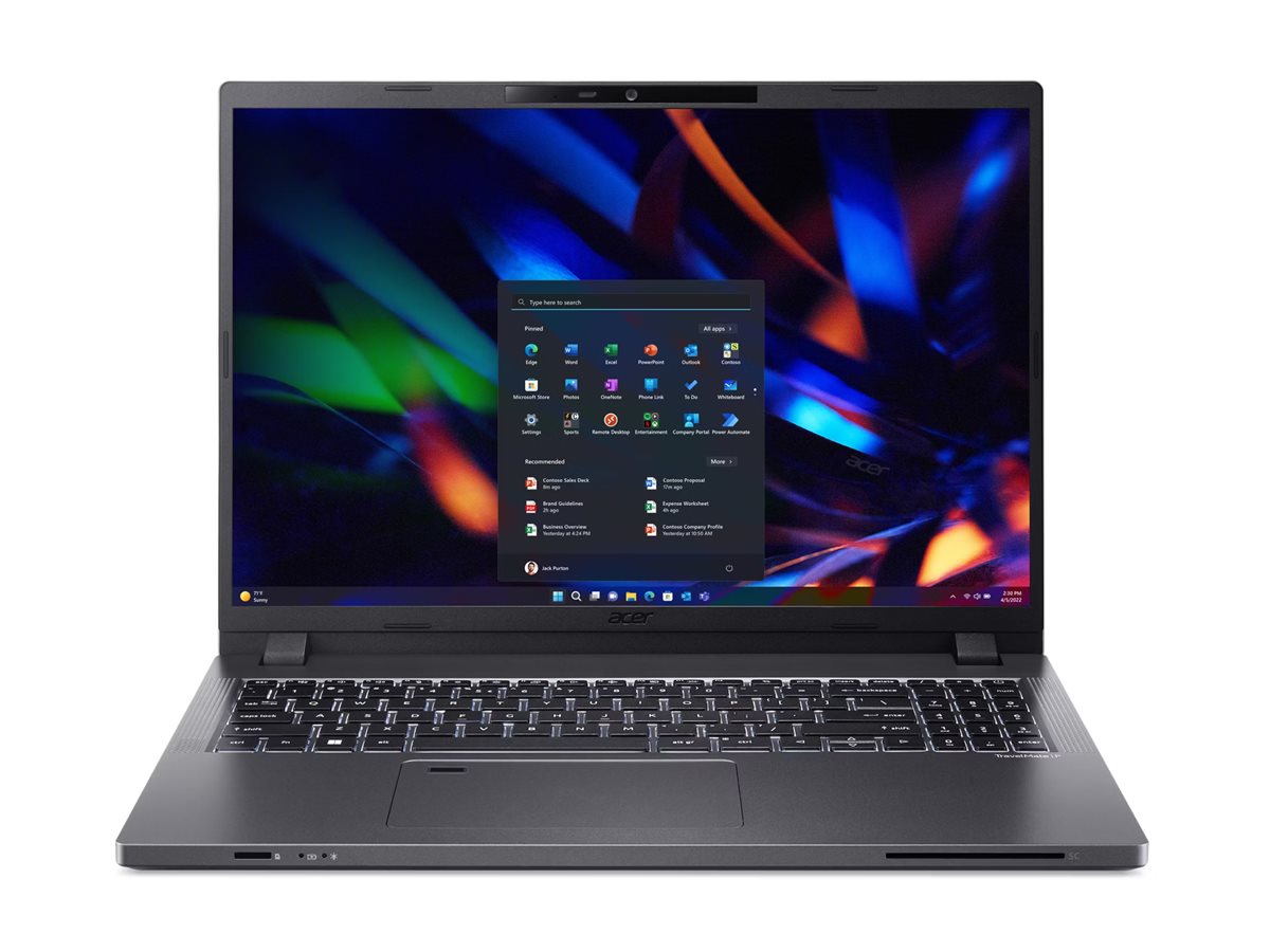Portátil Acer TravelMate P2 16" Core Ultra 5 16GB 512GB SSD Win 11 Pro Cinzento PT - Imagem 8