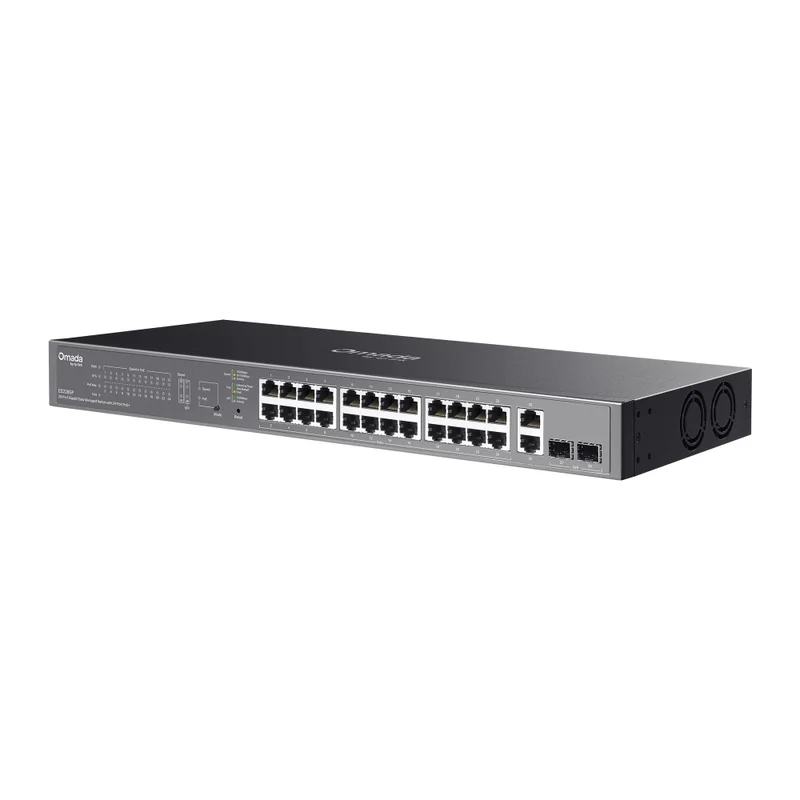 Switch TP-Link Omada 28 Portas Gigabit Easy Managed com 24 Portas PoE+ - Imagem 3