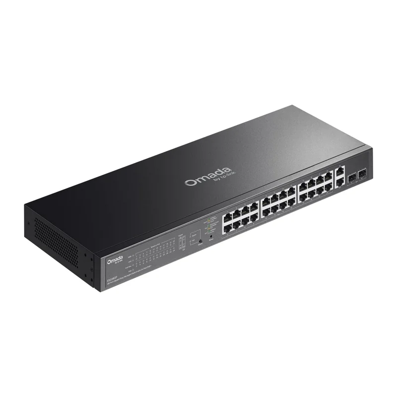 Switch TP-Link Omada 28 Portas Gigabit Easy Managed com 24 Portas PoE+ - Imagem 4