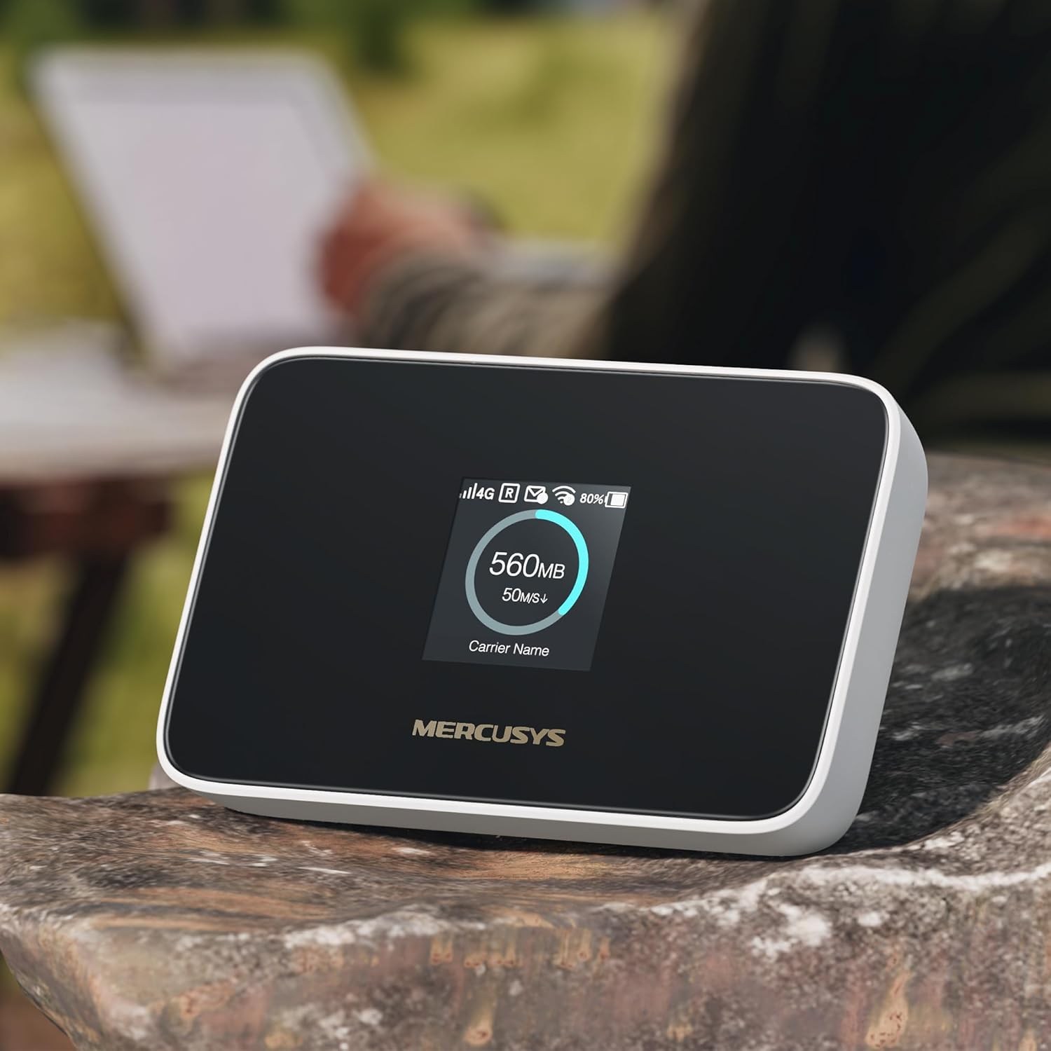 Hotspot Móvel Mercusys MT115 V1 4G LTE 150 Mbps Wi-Fi 6 Bateria 2400 mAh até 10 Dispositivos - Imagem 4