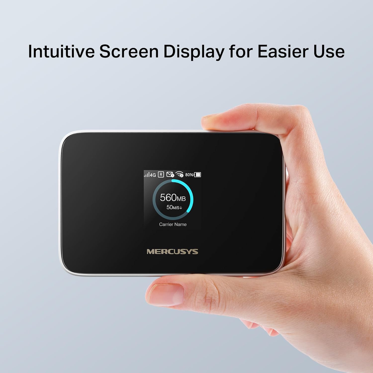 Hotspot Móvel Mercusys MT115 V1 4G LTE 150 Mbps Wi-Fi 6 Bateria 2400 mAh até 10 Dispositivos - Imagem 10