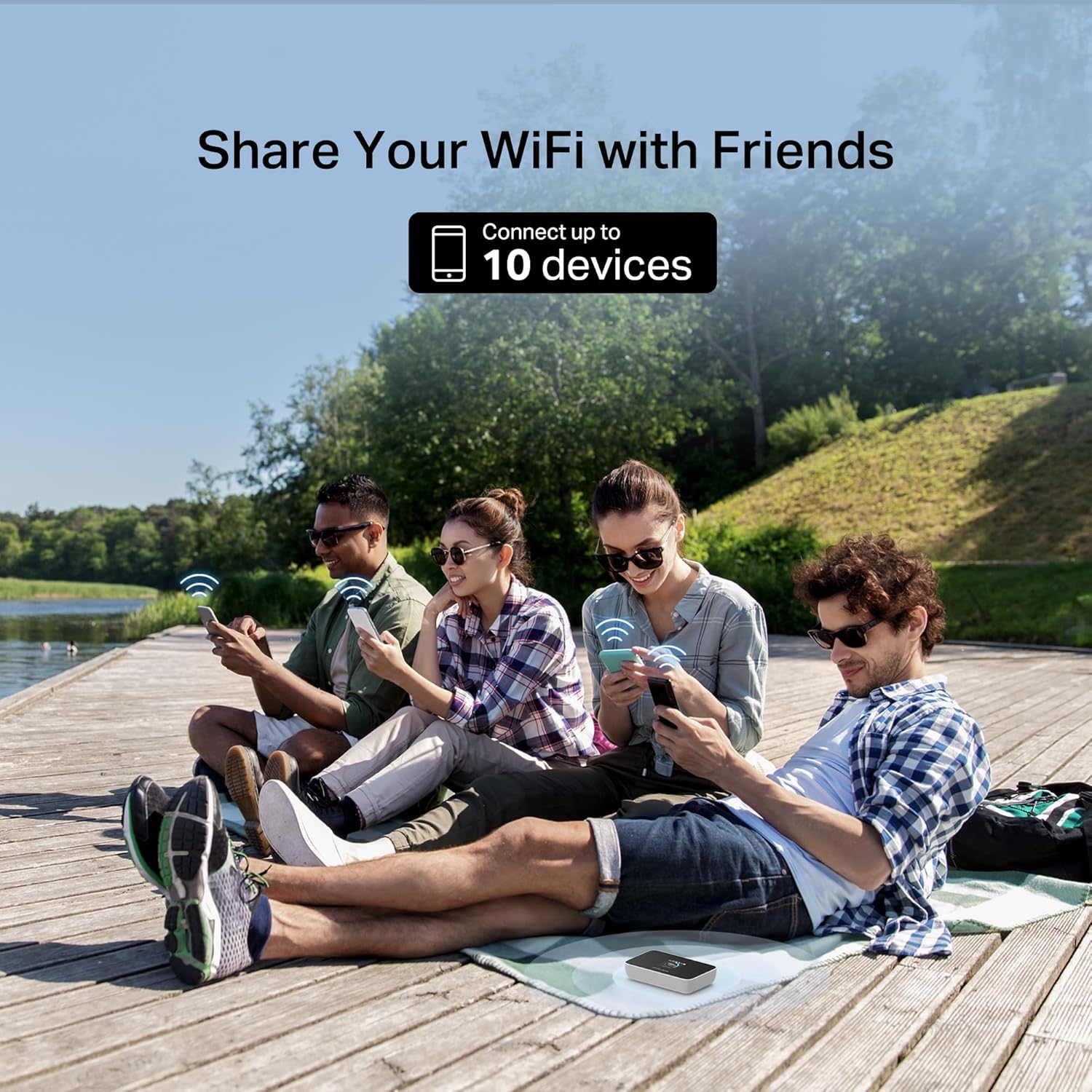 Hotspot Móvel Mercusys MT115 V1 4G LTE 150 Mbps Wi-Fi 6 Bateria 2400 mAh até 10 Dispositivos - Imagem 7