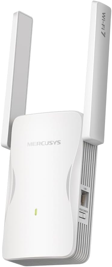 Extensor de Alcance Wi-Fi Mercusys ME25BE BE3600 Wi-Fi 7 Dual-Band 3600Mbps 1GbE Branco