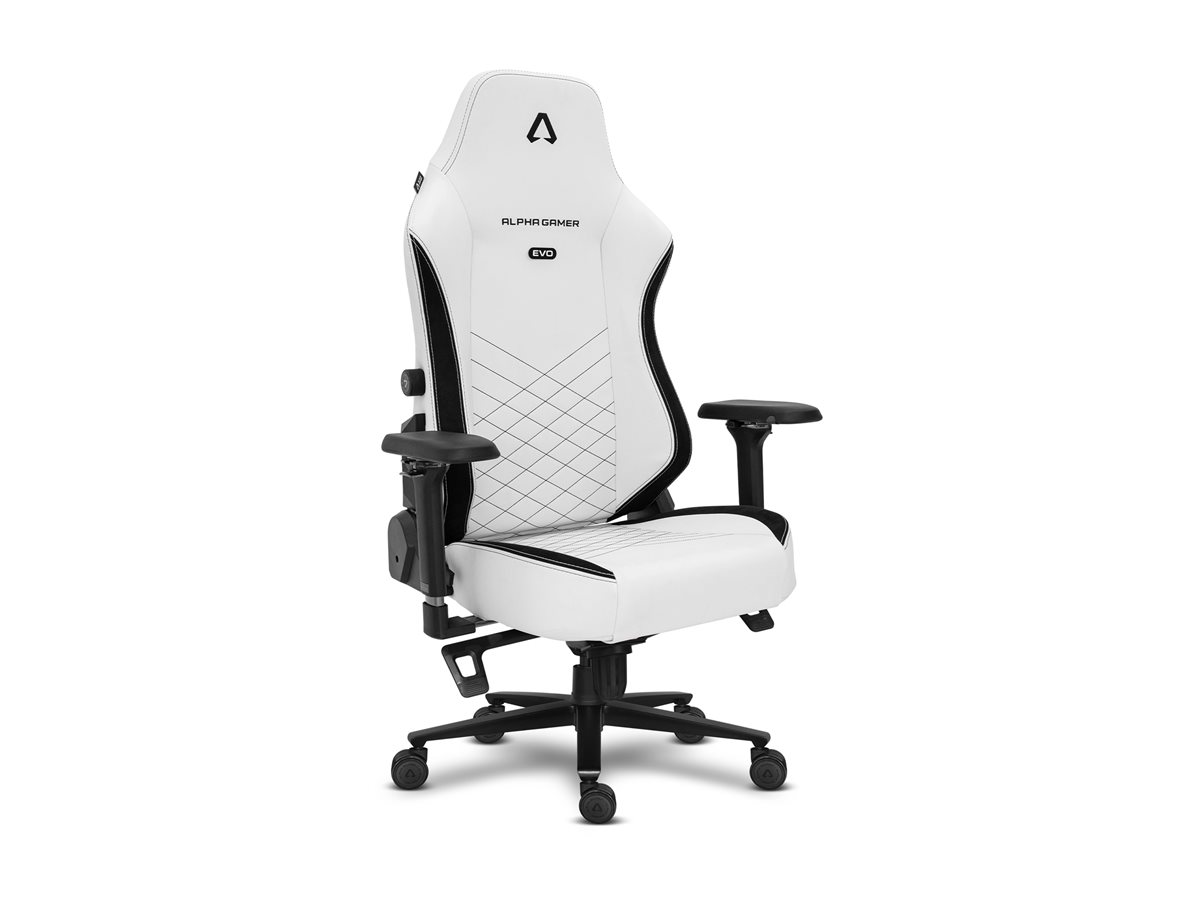 Cadeira Gaming ALPHA GAMER ALEGRA EVO Branco Frost PU - Imagem 3