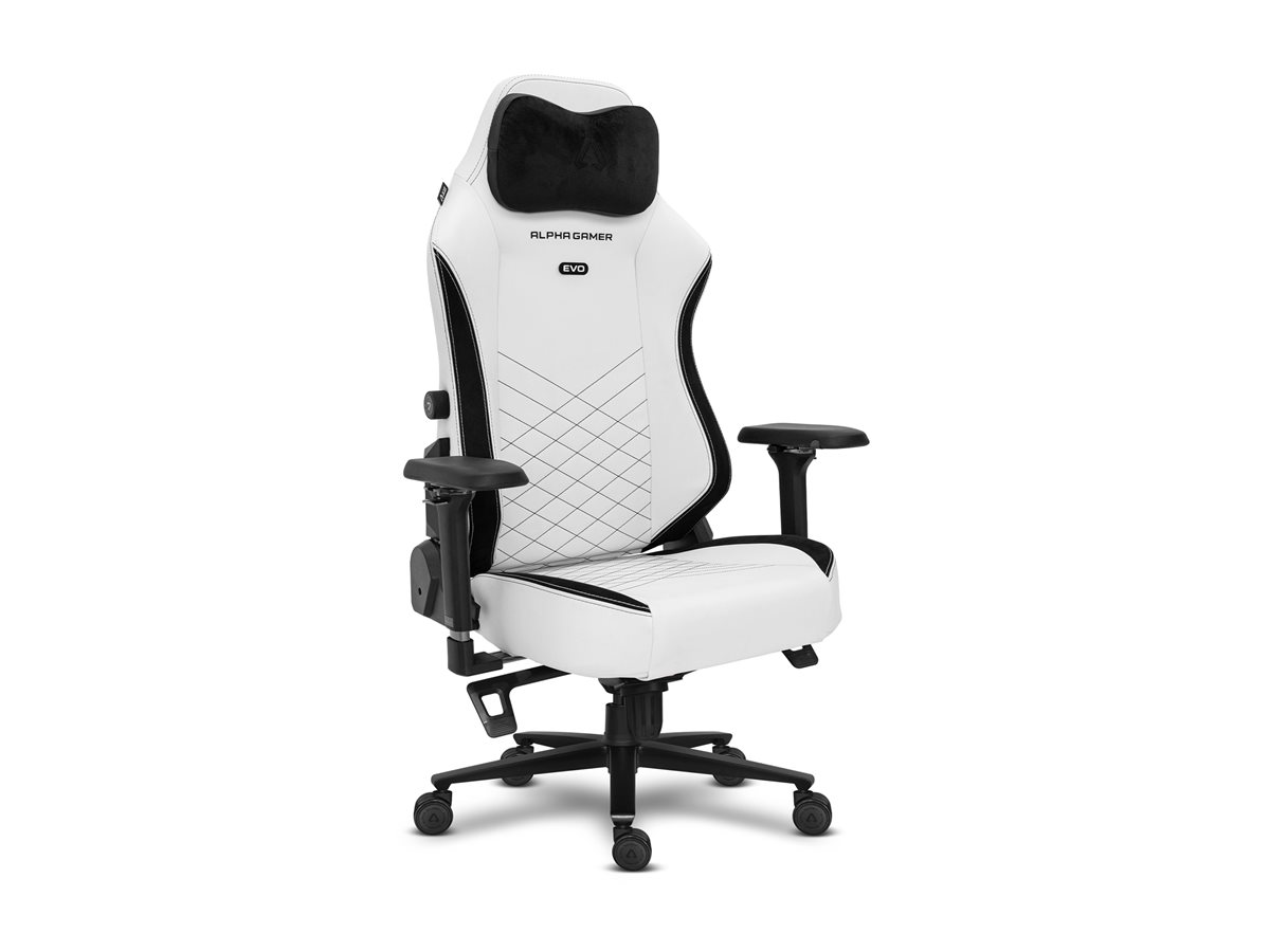 Cadeira Gaming ALPHA GAMER ALEGRA EVO Branco Frost PU - Imagem 6