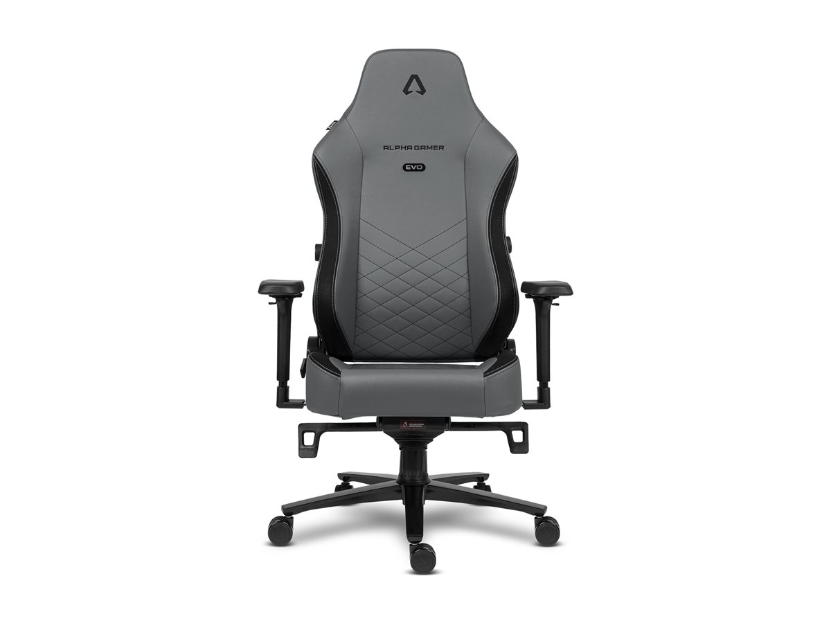 ALPHA GAMER ALEGRA EVO TITANIUM GREY PU
