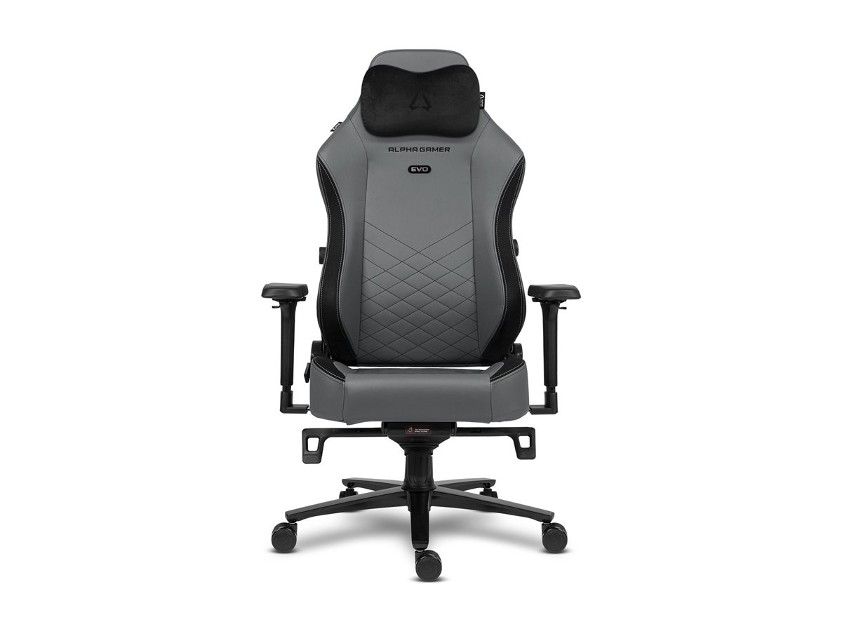 ALPHA GAMER ALEGRA EVO TITANIUM GREY PU - Imagem 2