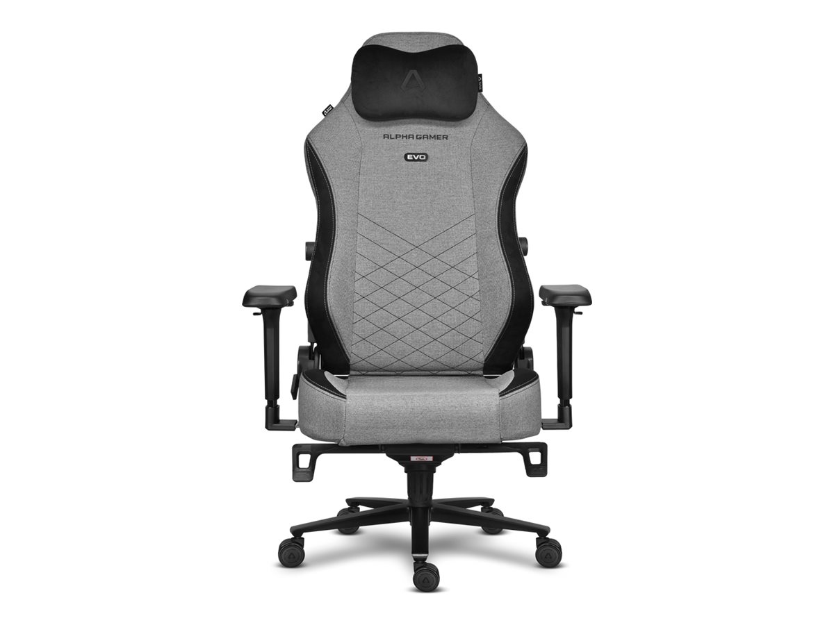ALPHA GAMER ALEGRA EVO SMOKE GREY FABRIC
