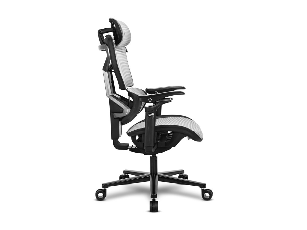 Cadeira Alpha Gamer Mist Preto Cinzento