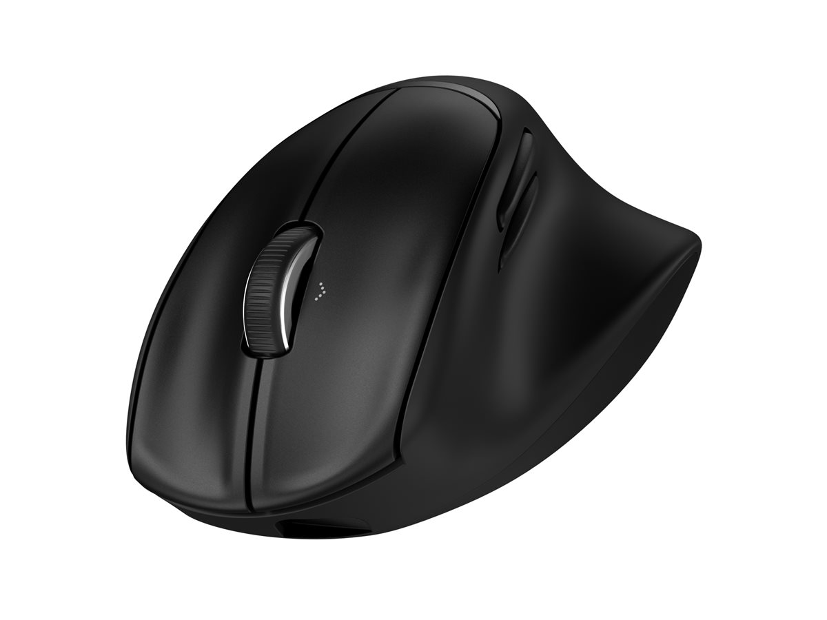 Rato Sem Fios HP 725M Tilt Ergonomic 21° Vertical 7 Botões Bluetooth 2.4GHz Preto