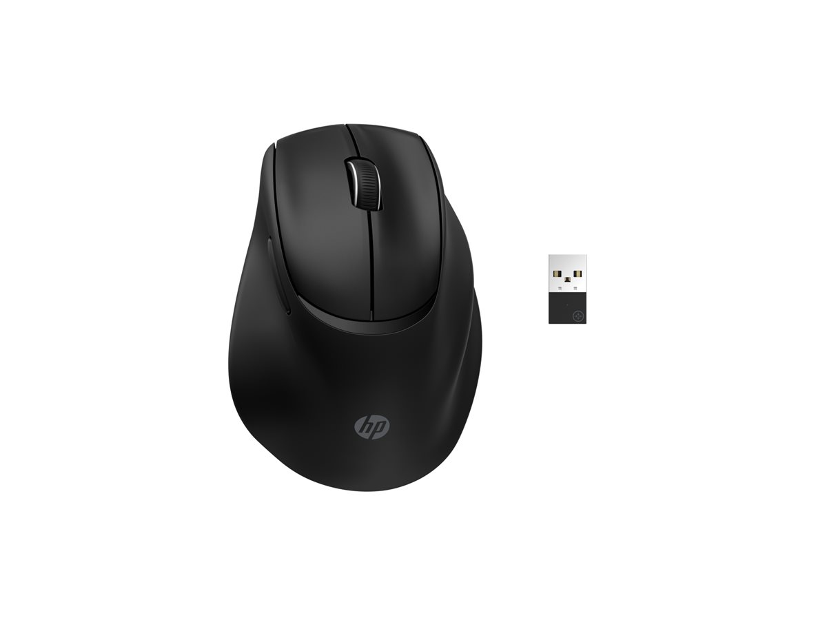 Rato Sem Fios HP 725M Tilt Ergonomic 21° Vertical 7 Botões Bluetooth 2.4GHz Preto - Imagem 5