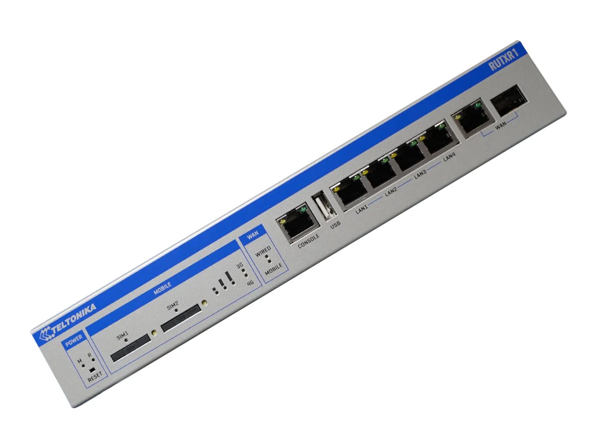 Router Empresarial TELTONIKA RUTXR1 SFP LTE 4G Montagem em Rack - Imagem 1
