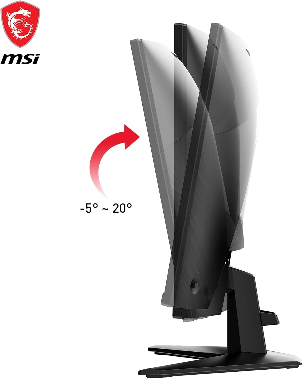 Monitor Curvo Gaming MSI MAG 27CQ6F 27" WQHD 180Hz 1ms 2x HDMI 1x DisplayPort - Imagem 5