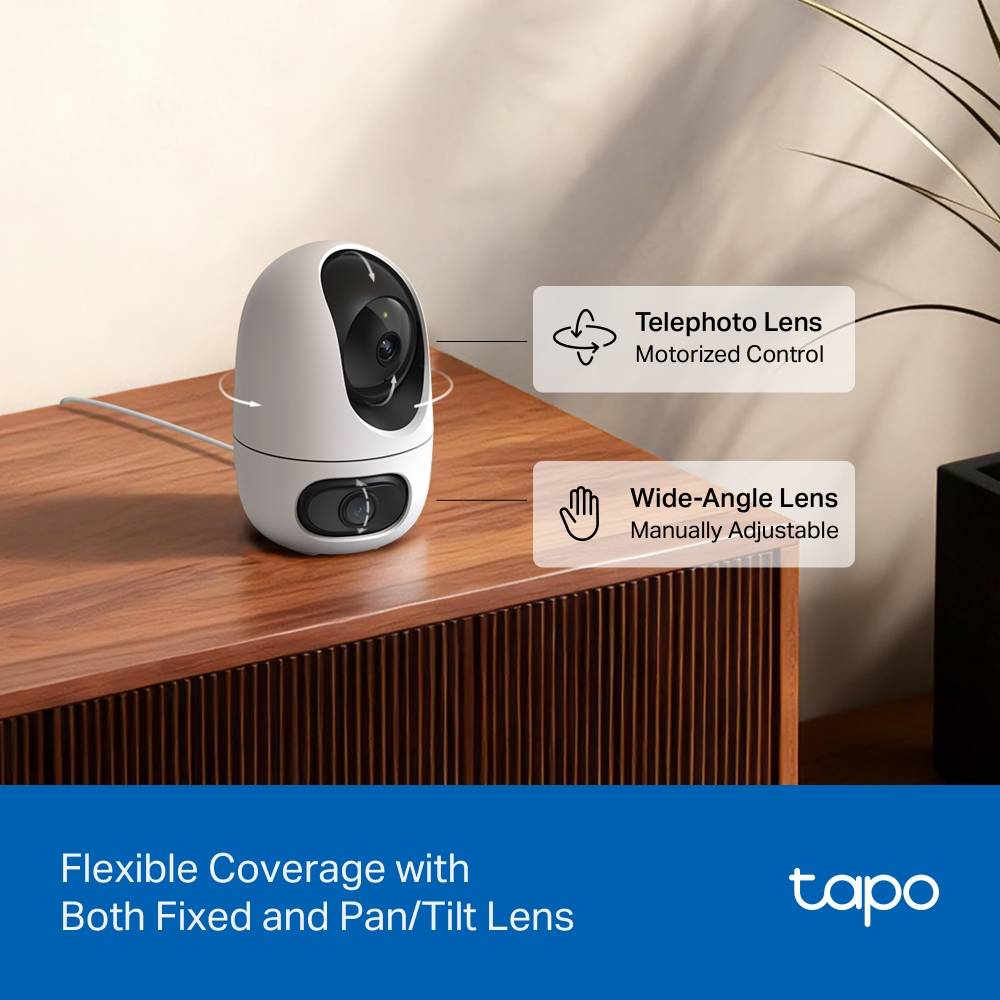 Câmara de Segurança TP-LINK Interior Lente Dupla Pan/Tilt Branca - Imagem 5