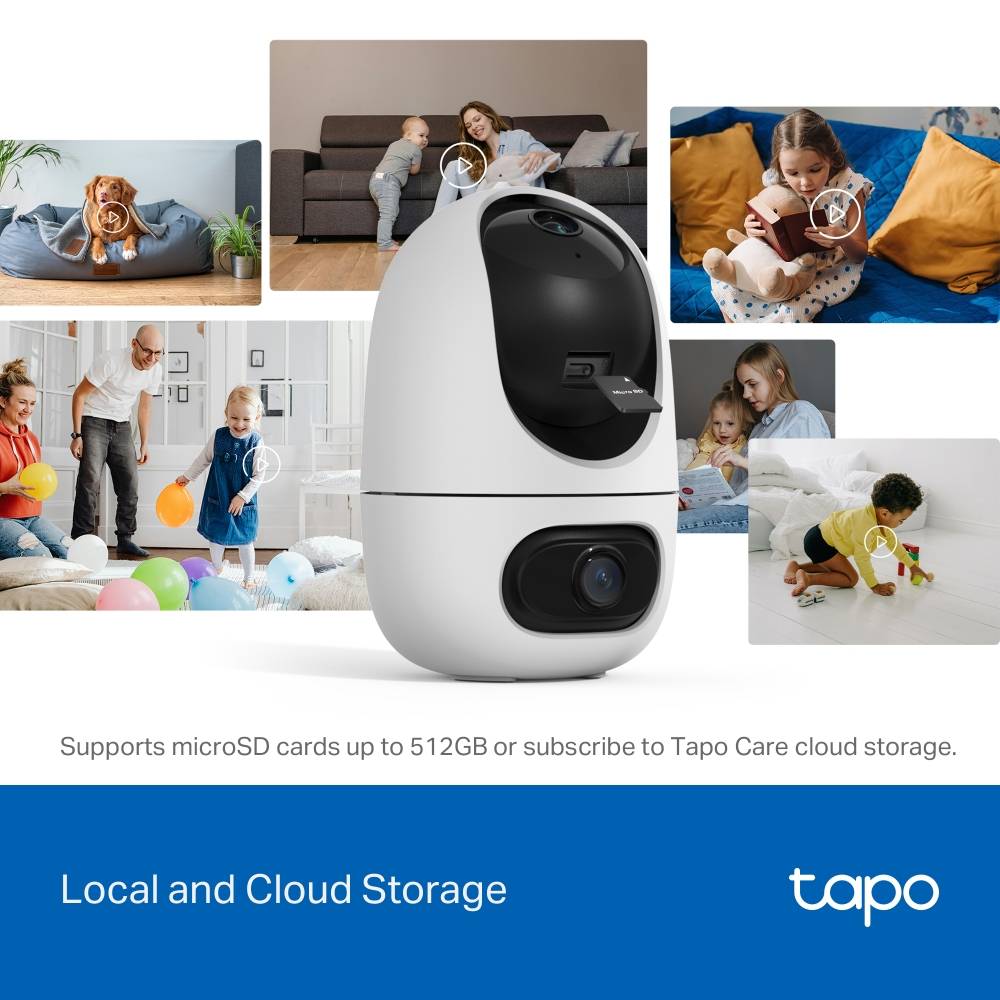 Câmara de Segurança TP-LINK Interior Lente Dupla Pan/Tilt Branca - Imagem 9