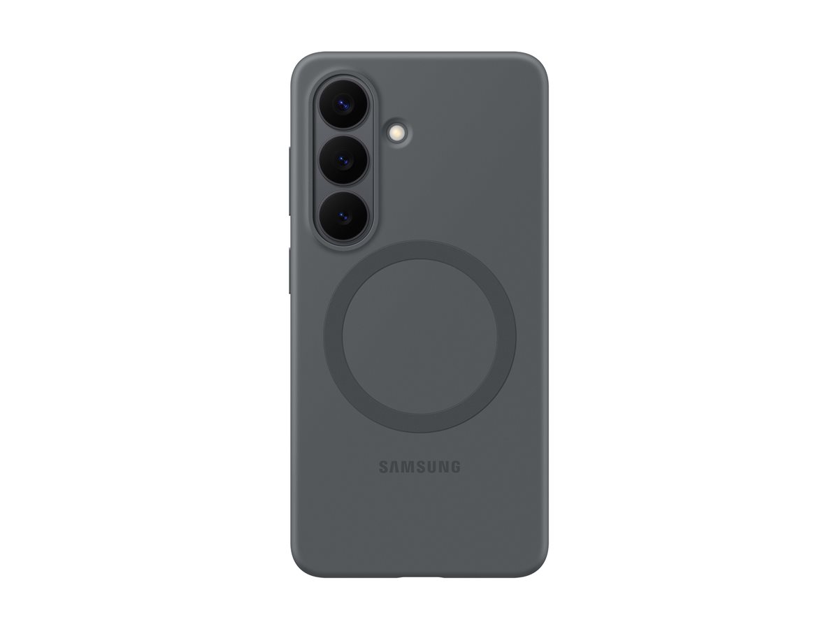 Capa Magnética em Silicone Samsung para Galaxy S26 Preto com Carregamento Sem Fios Rápido - Imagem 2