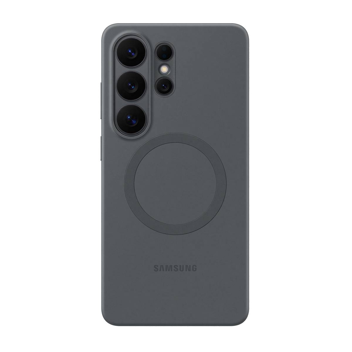 Capa Magnética de Silicone Samsung para Galaxy S26 Ultra com Carregamento Sem Fios Rápido Preto - Imagem 2