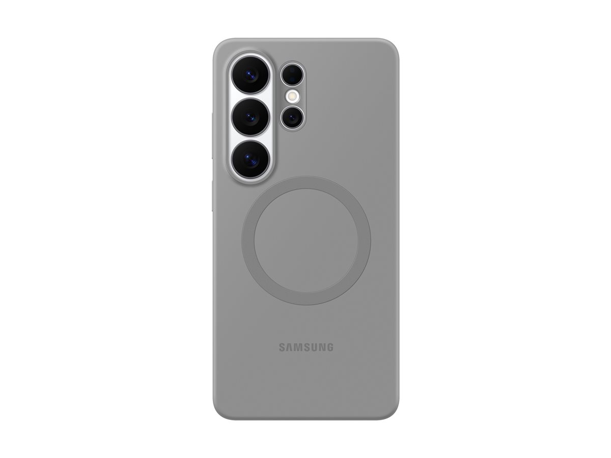 Capa de Silicone Magnética Samsung Galaxy S26 Ultra Cinza EF-ES948 com Carregamento Sem Fios Rápido - Imagem 2