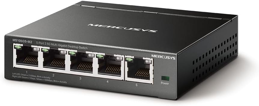Switch Ethernet TP-LINK Mercusys 5 Portas LAN 2.5 Gbps - Imagem 2