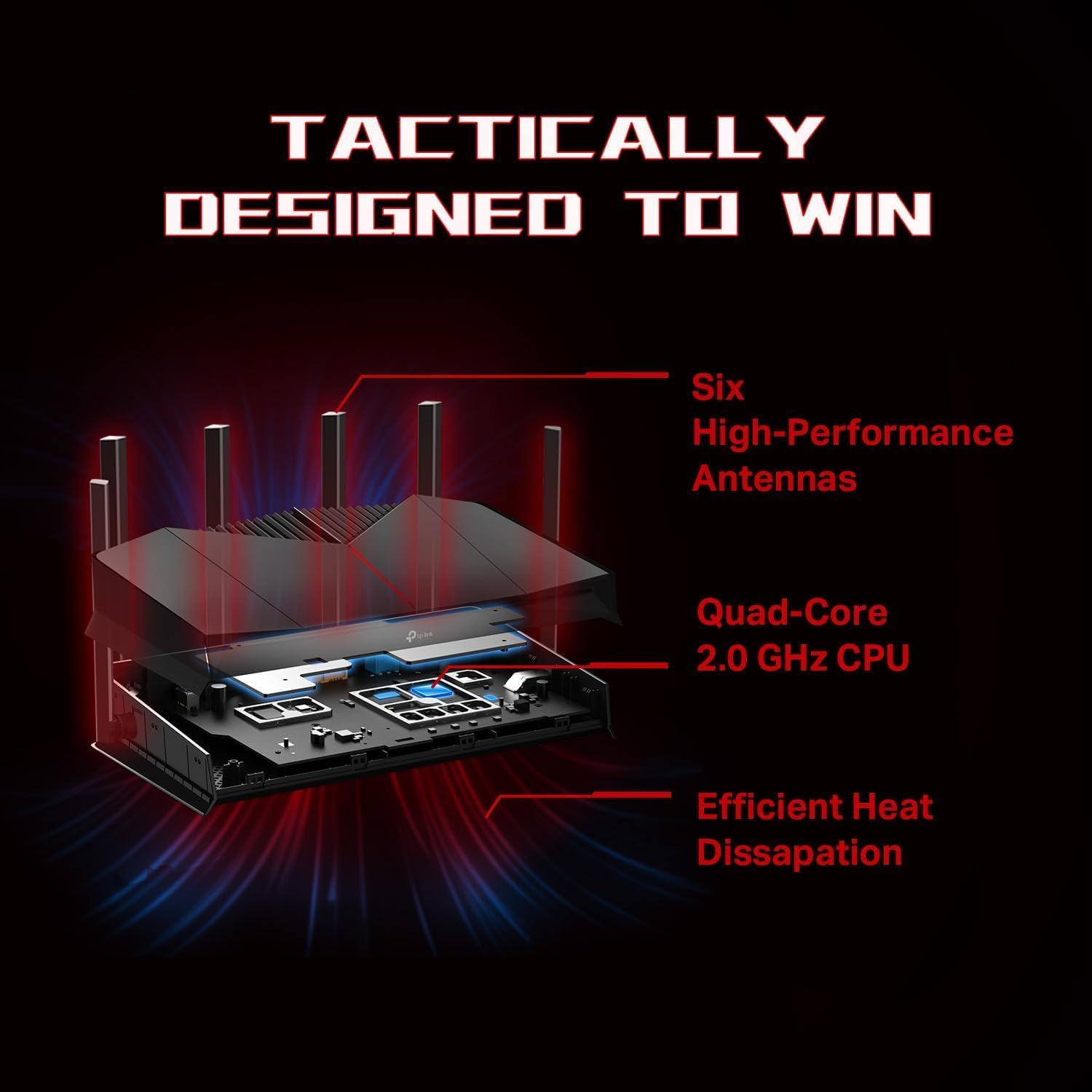 Router Gaming TP-LINK BE6500 Dual-Band Wi-Fi 7 - Imagem 6