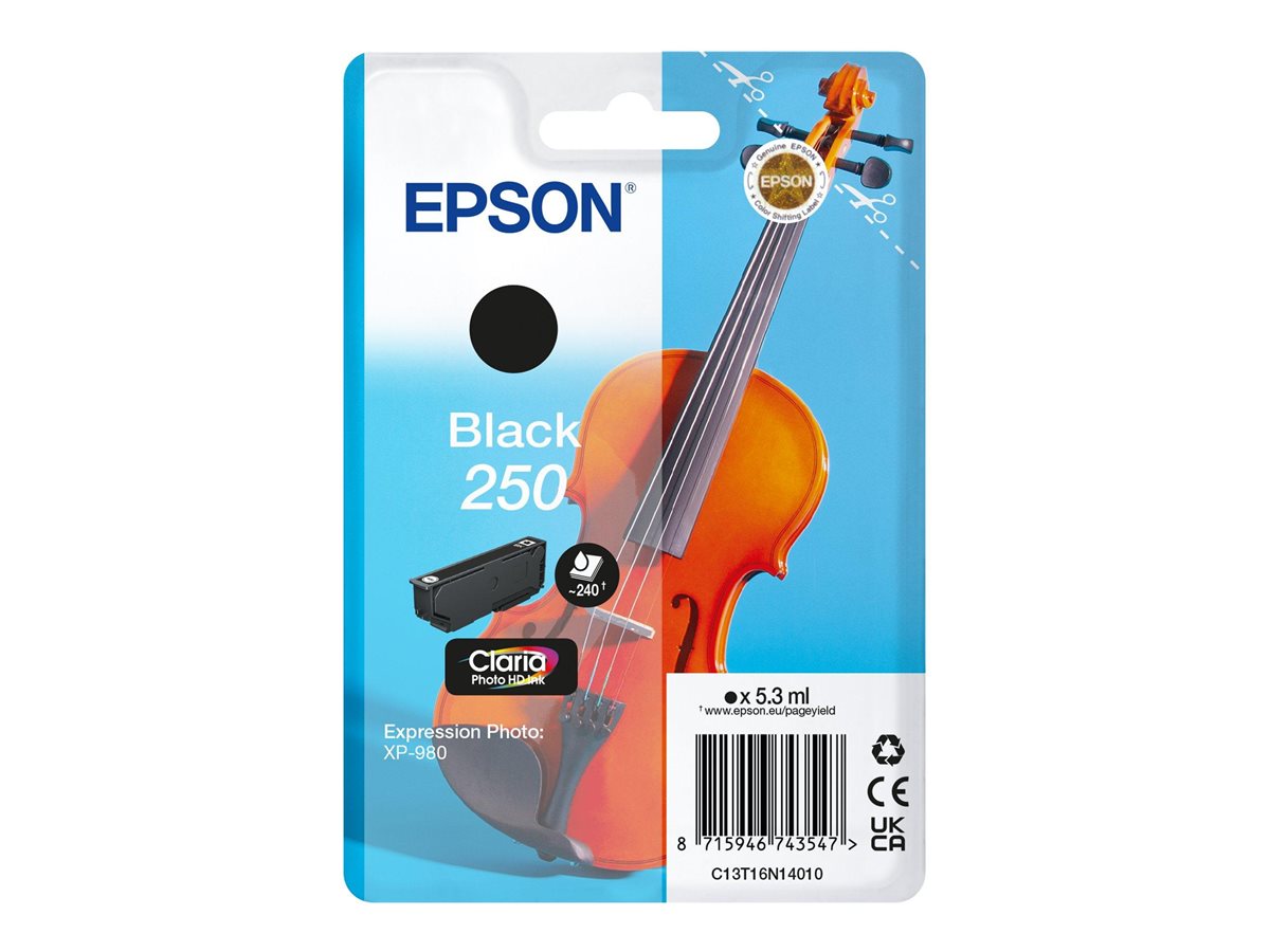 Tinteiro EPSON 250 Preto Singlepack - Imagem 1