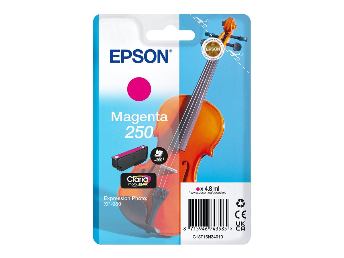 Tinteiro EPSON 250 Magenta Pack Único - Imagem 1