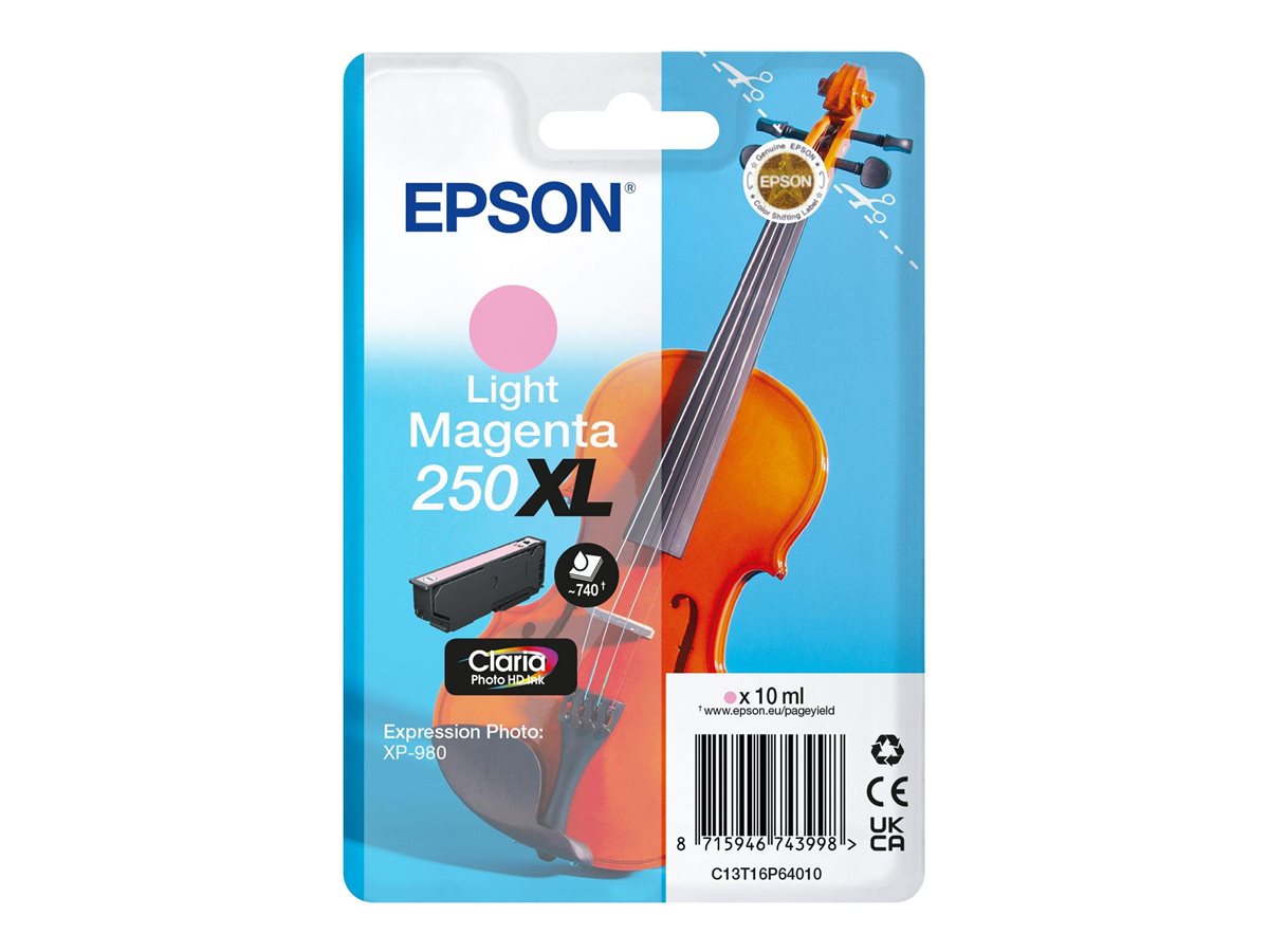 Tinteiro EPSON 250XL Individual Magenta Claro - Imagem 1