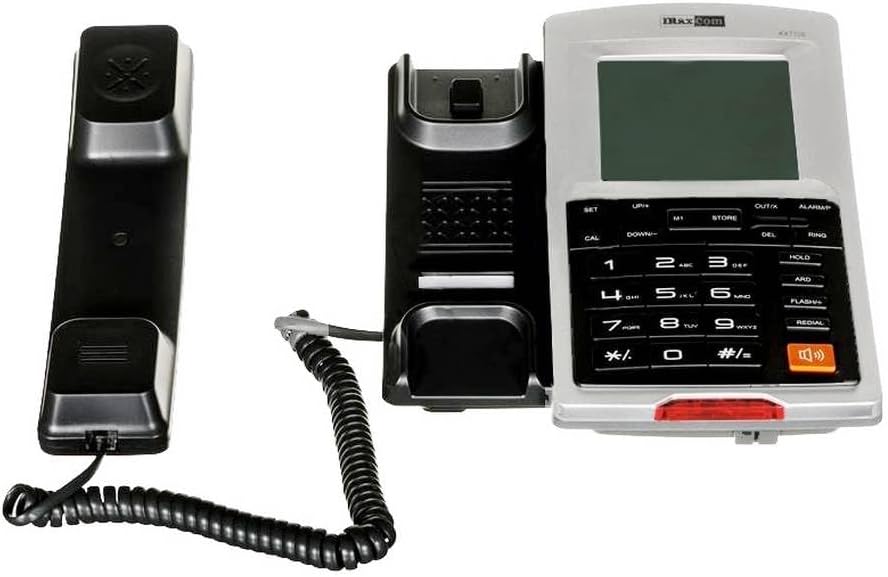 Telefone Clássico MAXCOM KXT709 Preto/Prateado - Imagem 2