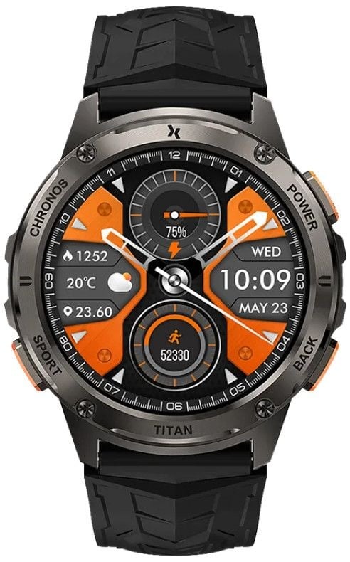 Smartwatch MAXCOM FW110 TITAN CHRONOS Preto - Imagem 2