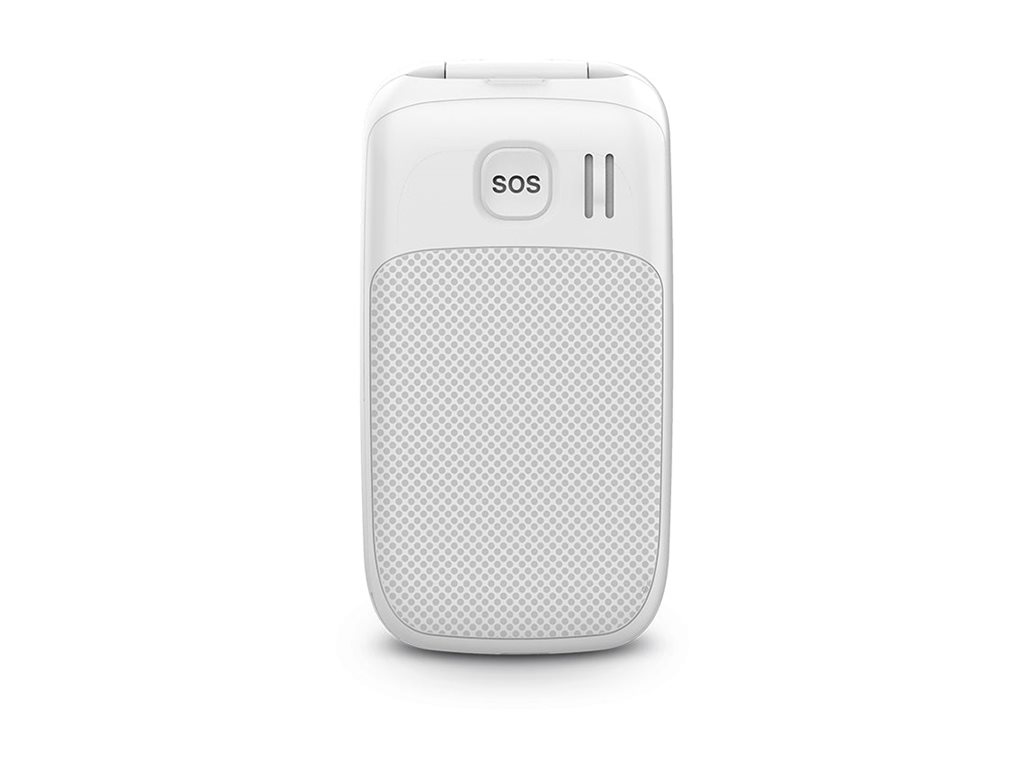 Telemóvel Flip SPC Harmony 2 4G Dual SIM Ecrã Duplo RAM 48MB Armazenamento 128MB Lanterna Rádio FM Branco - Imagem 4