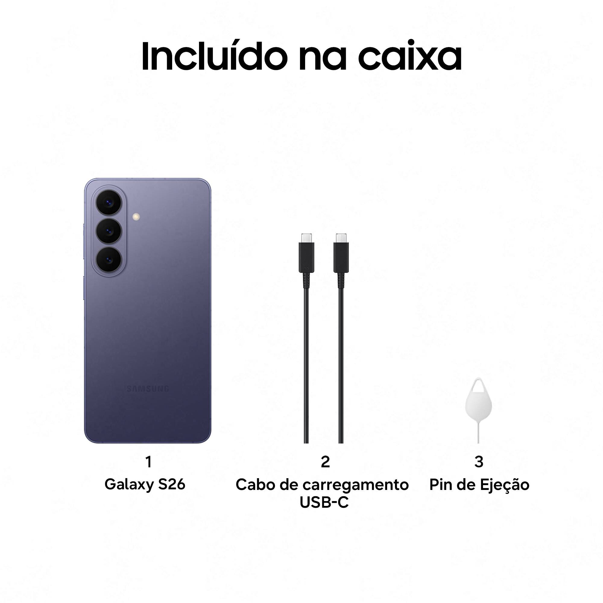 Smartphone Samsung Galaxy S26 5G 6.3" 12GB RAM 256GB Tripla Câmara 50MP Dual SIM Violeta Cobalto - Imagem 7