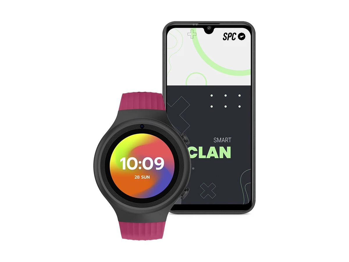 Relógio Inteligente SPC SMARTEE 4G JUNIOR 1.2" 128MB LTE GPS Câmara 0.3MP Rosa Velvet Garnet - Imagem 2