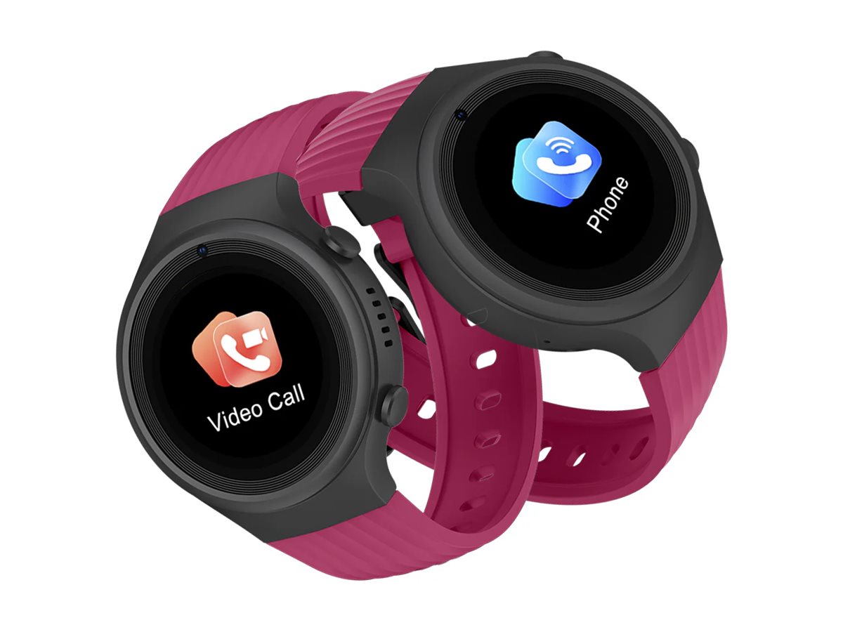 Relógio Inteligente SPC SMARTEE 4G JUNIOR 1.2" 128MB LTE GPS Câmara 0.3MP Rosa Velvet Garnet - Imagem 4