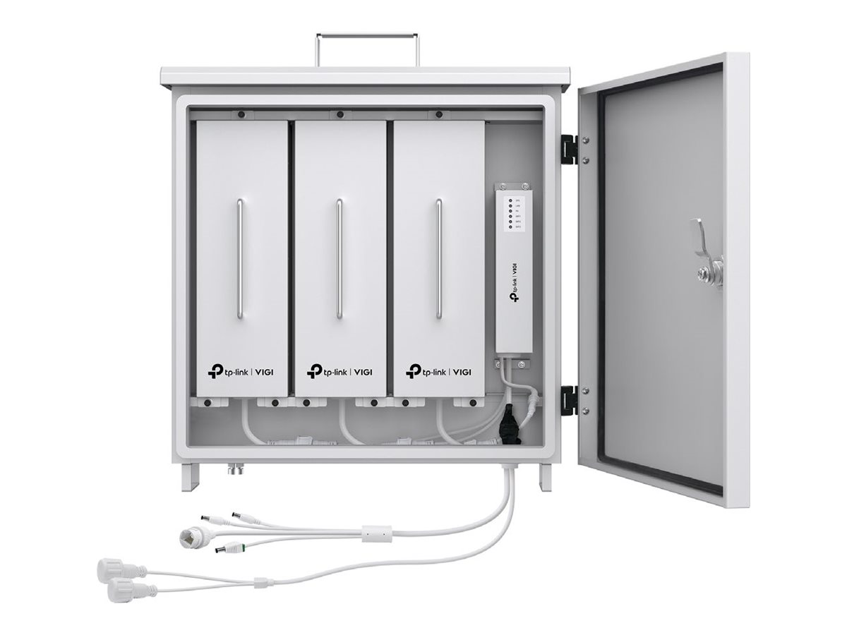 Sistema de Energia Solar TP-Link VIGI PS90 V1 3x Baterias Lítio 31.2Ah 3 Saídas 12V DC Externo Branco - Imagem 1