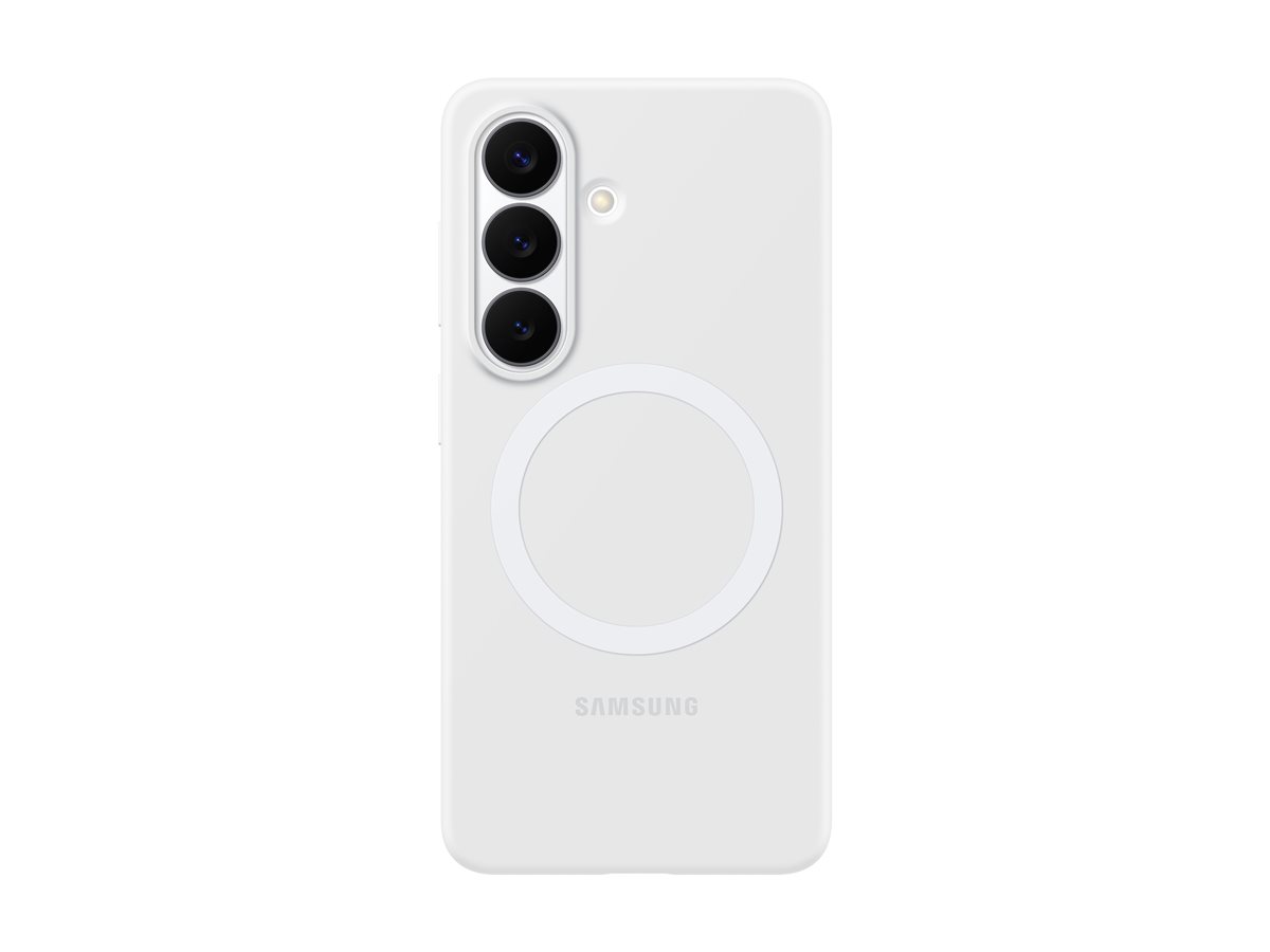 Capa Magnética de Silicone Samsung Galaxy S26 Branco EF-ES942 com Carregamento Sem Fios Rápido - Imagem 2