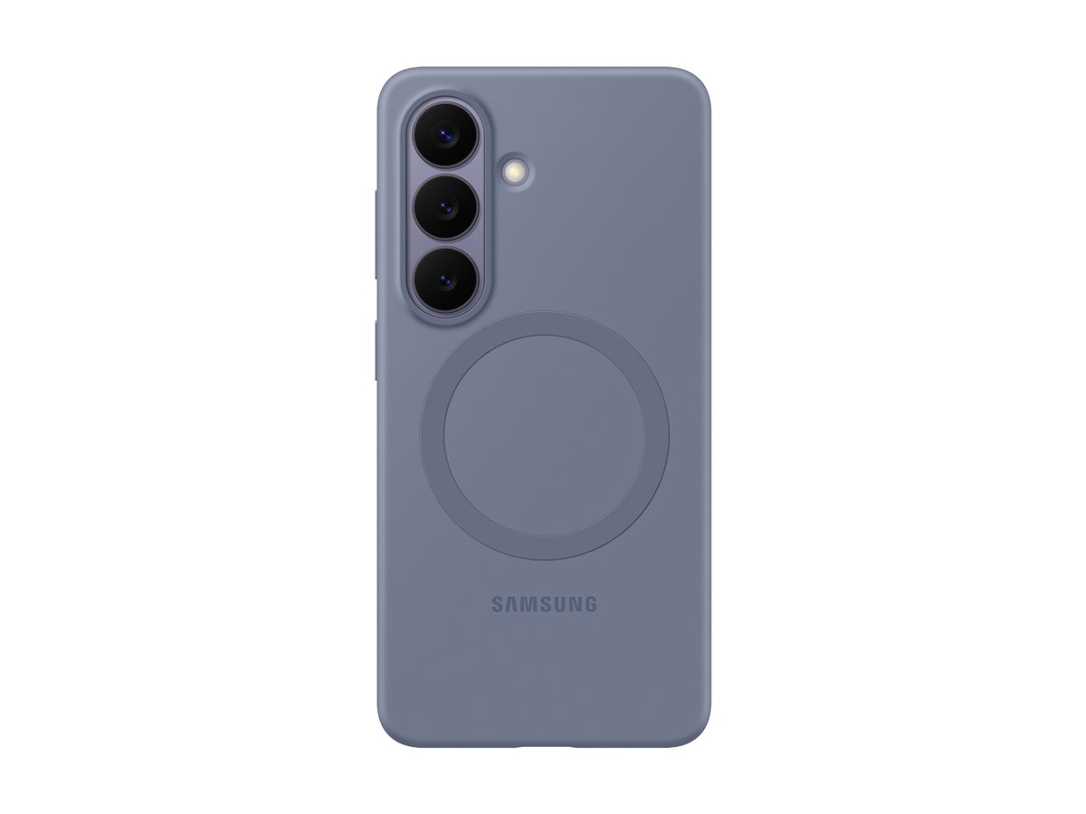 Capa de Silicone Magnética Samsung Galaxy S26 Azul Violeta com Carregamento Sem Fios Rápido - Imagem 2