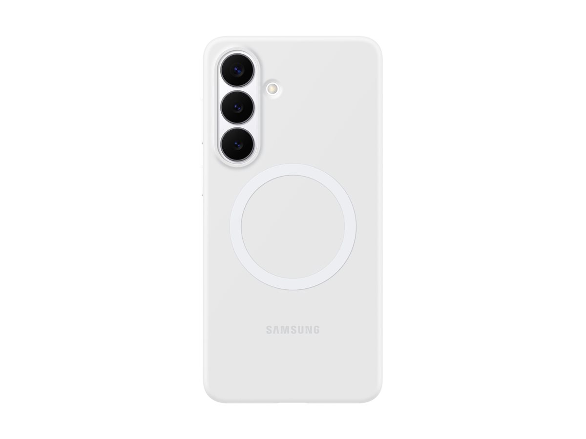 Capa de Silicone Magnética Samsung Galaxy S26+ Branco EF-ES947 com Carregamento Sem Fios Rápido - Imagem 2